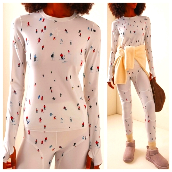 Perfect Moment Dede Ski Active Tee Perfect Moment Base Layer Top Skiiers White - Picture 6 of 15